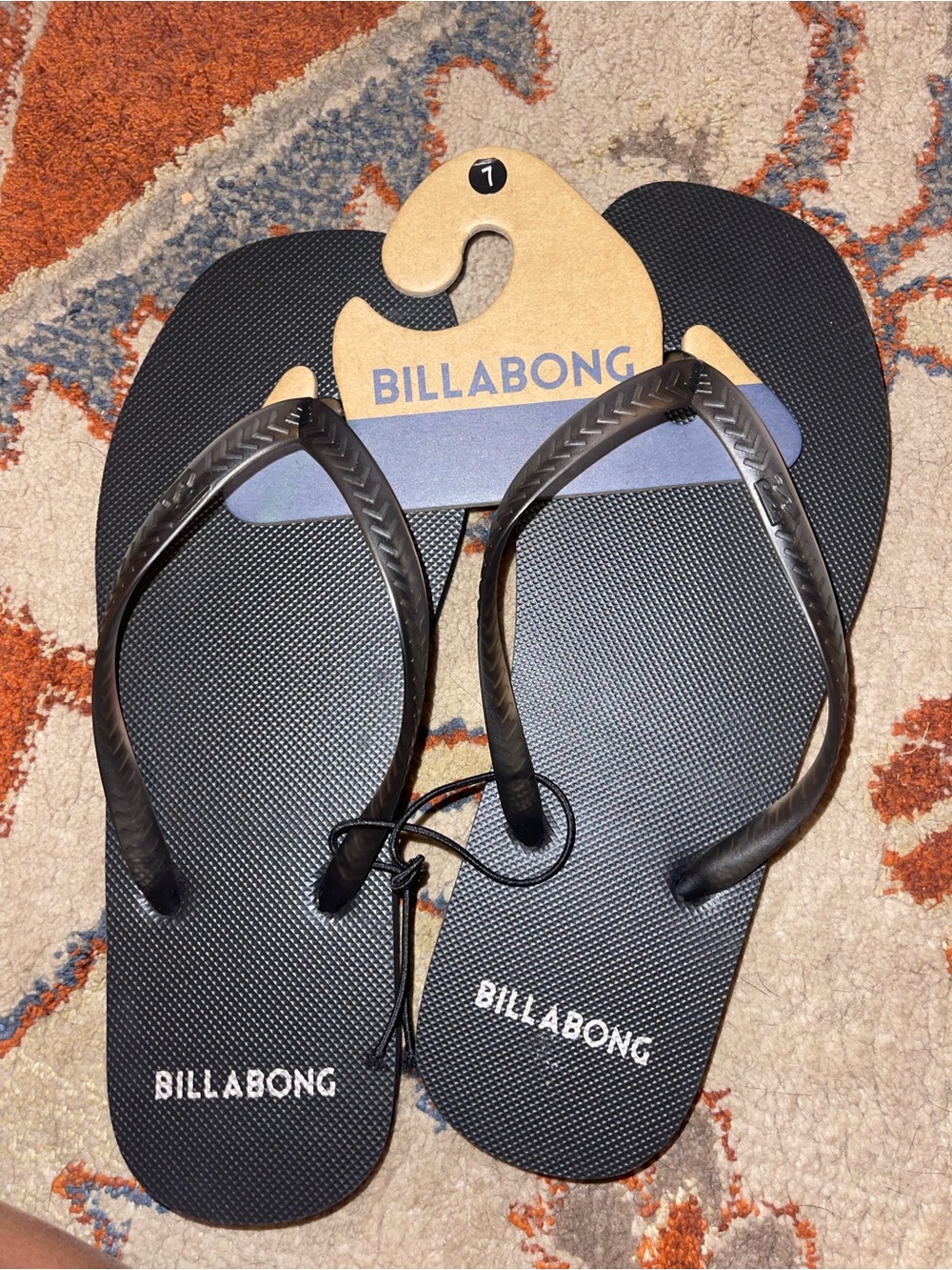 Billabong Black Flip Flop Sandals